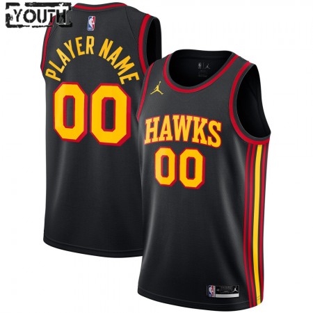 Kinder NBA Atlanta Hawks Trikot Benutzerdefinierte Jordan Brand 2020-2021 Statement Edition Swingman